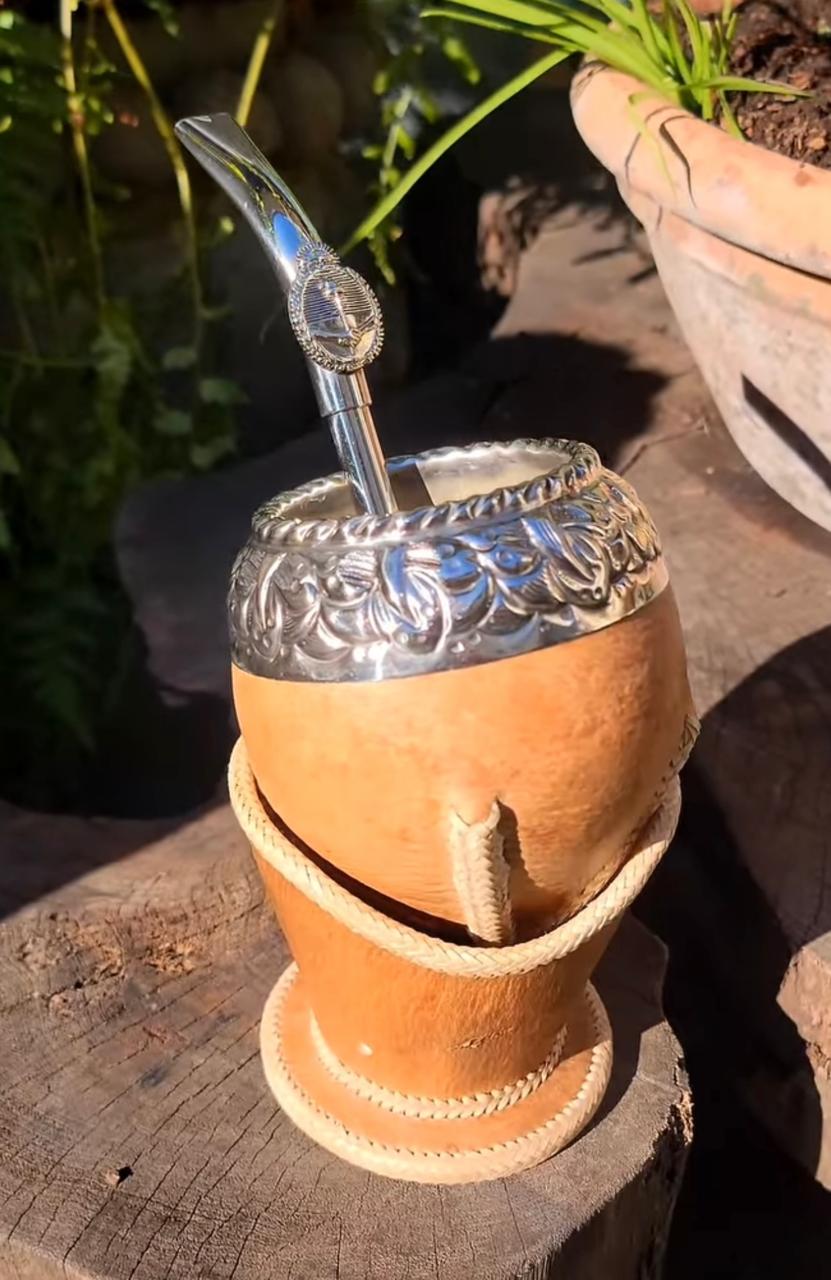 Copita Cincelado cuero crudo